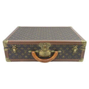 Louis Vuitton Coteville Monogram Trunk Brown Hard Case Attache Bag